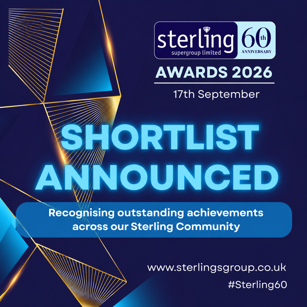 🏆 Sterling Supergroup Awards 2026 Shortlist