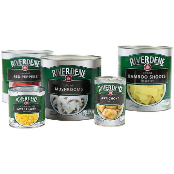Tinned Vegetables Main ingredients for ready meals, pizza toppings, sandwiches and salads